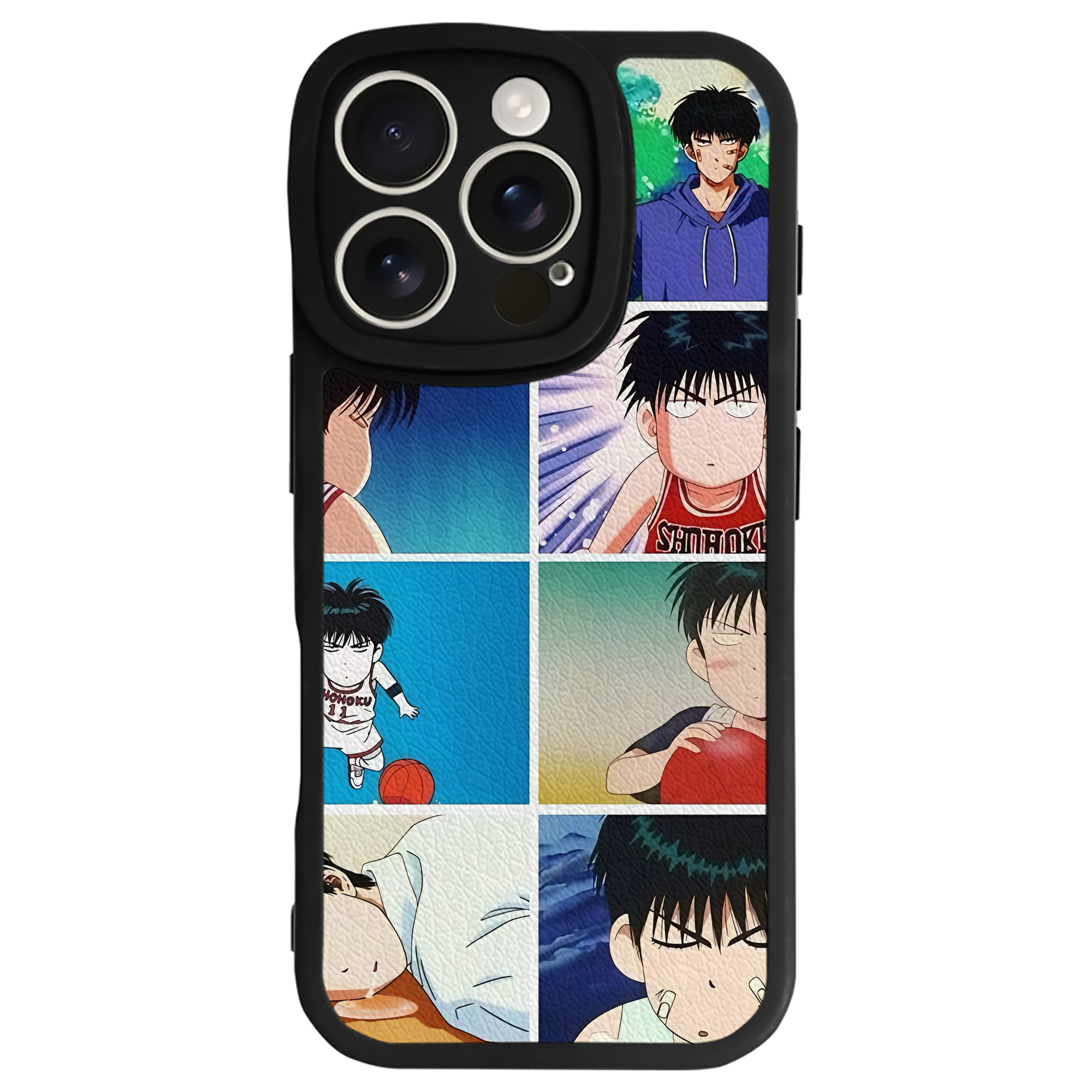 （画像用） SLAM DUNK／スラムダンク 【iPhone 16シリーズ対応】シリコンスマホケース（レザー調） 材質：シリコン